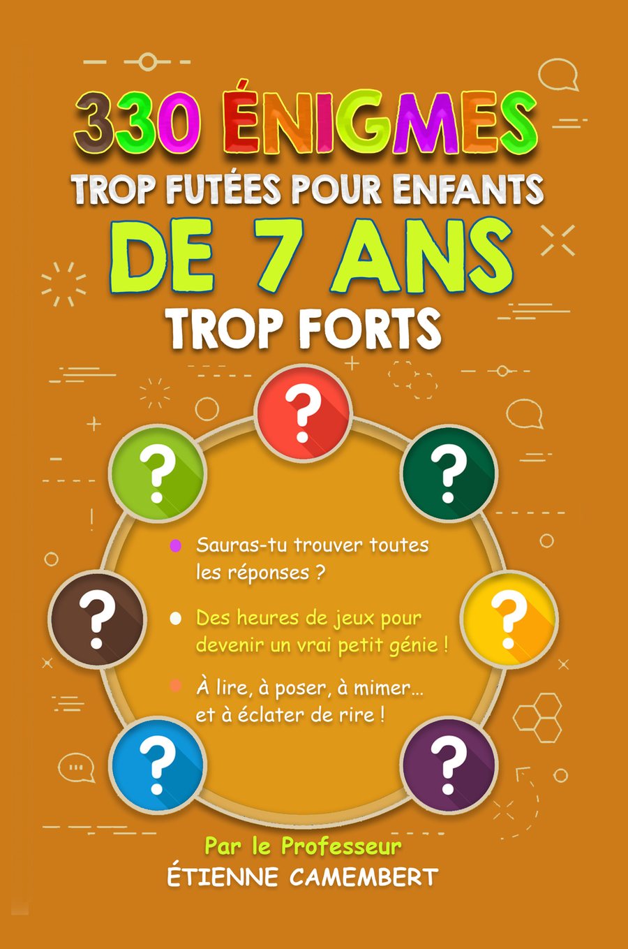Couverture 330 énigmes trop futées pour enfants de 7 ans