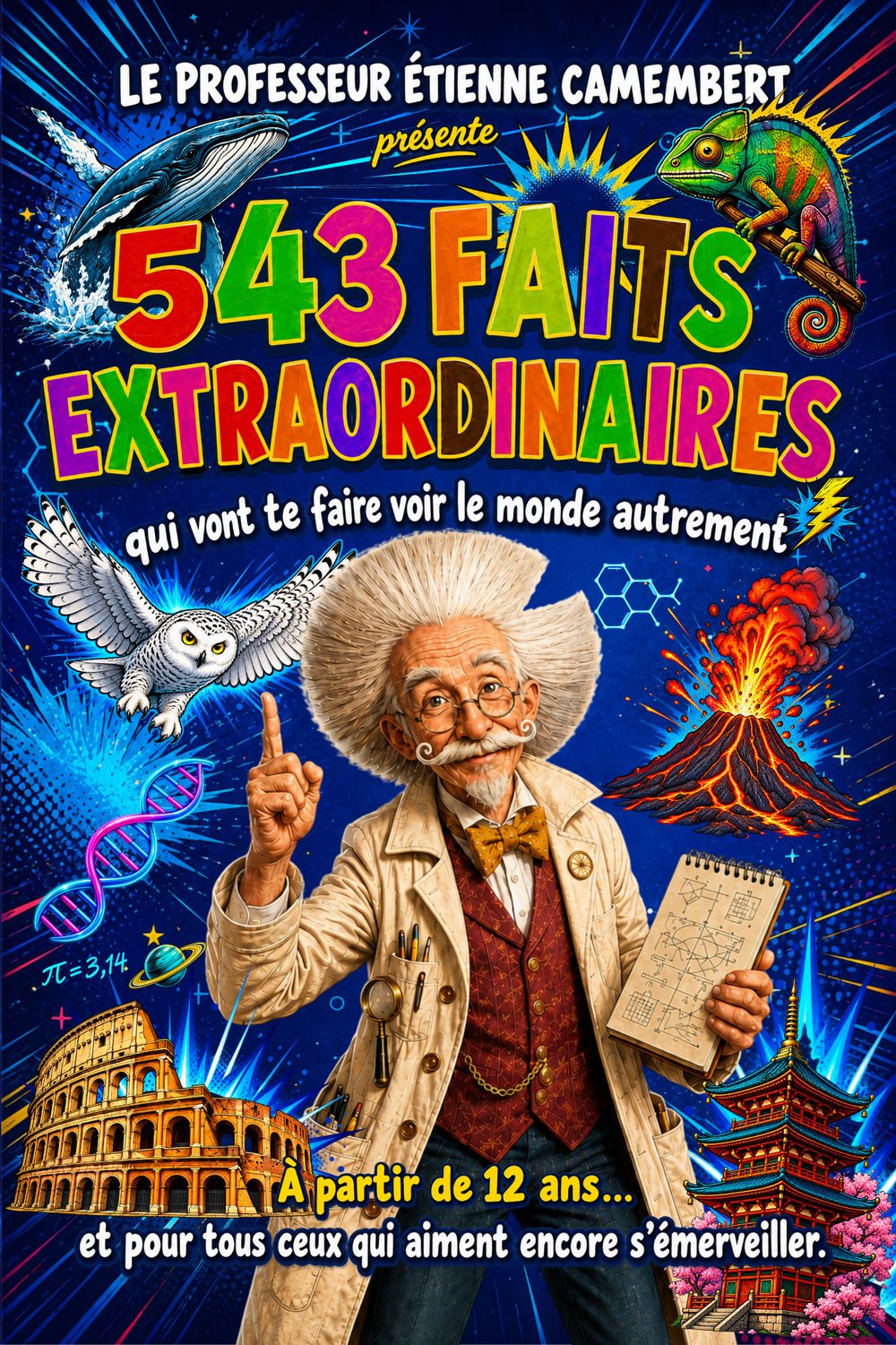 Couverture du livre 543 Faits Extraordinaires qui vont te faire voir le monde autrement